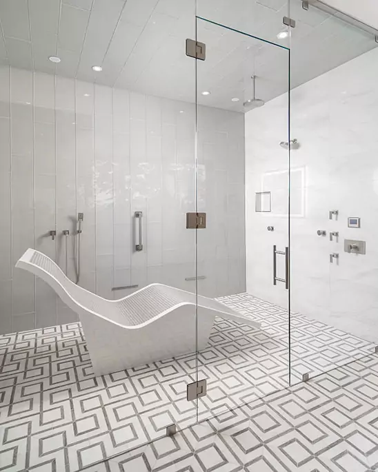modern spa shower for bathroom